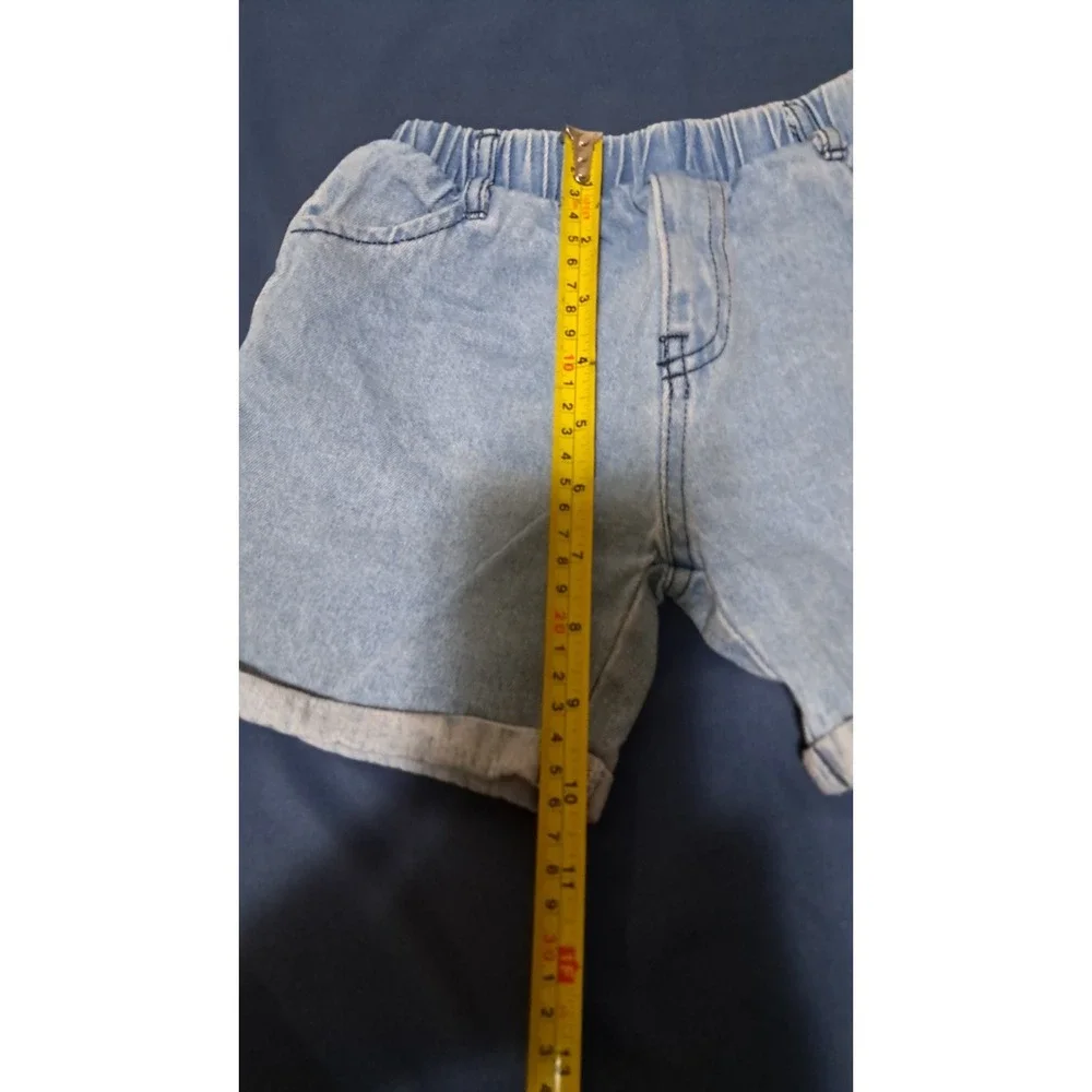Unbranded Shorts Size 4-5 Denim Summer Blue Girls Kids